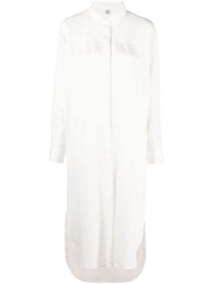 Dlouhé šaty Totême bílé