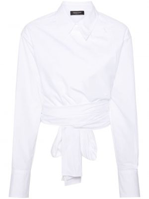 Памучна риза Fabiana Filippi бяло
