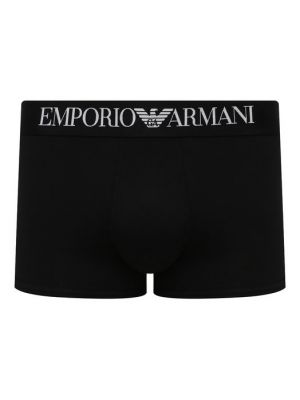 Хлопковые боксеры Emporio Armani черные