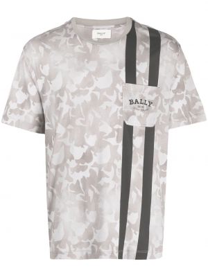 T-shirt con stampa camouflage Bally