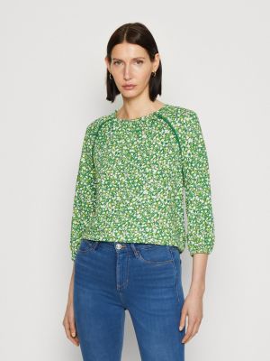 Рубашка с длинным рукавом Marks & Spencer зеленая