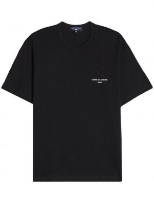 Bavlnené tričko s potlačou Comme Des Garçons Homme Plus čierna