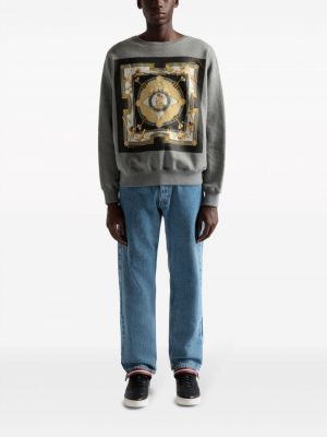 Sweatshirt aus baumwoll mit print Bally grau