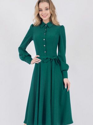 Платье-рубашка Marichuell зеленое