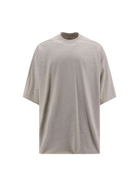 Oversize t-shirt mit rundem ausschnitt Rick Owens beige