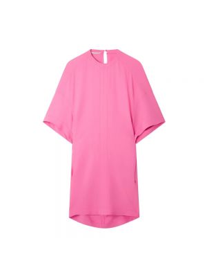Sukienka mini z okrągłym dekoltem Stella Mccartney różowa