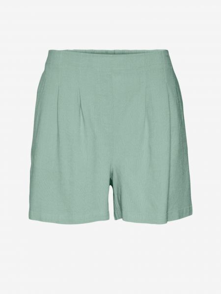 Linased lühikesed püksid Vero Moda roheline