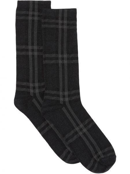 Calcetines a cuadros Burberry gris