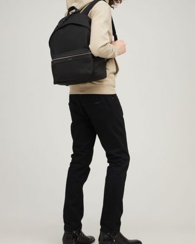 Nylonový batoh Saint Laurent čierna