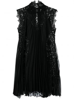 Mini vestido de encaje Ermanno Scervino negro