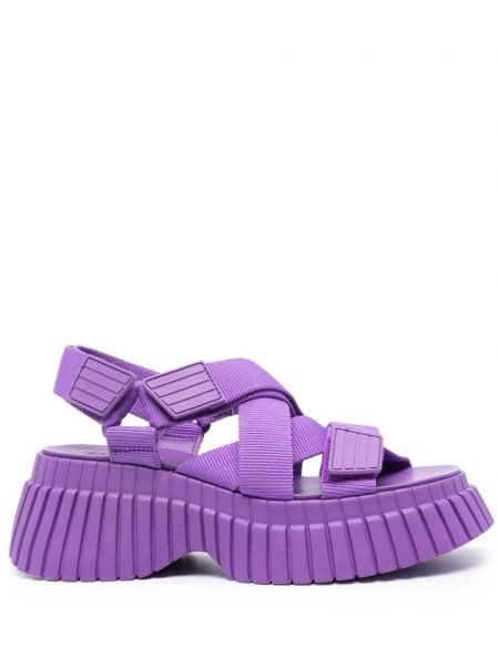 Sandales à scratch Camper violet