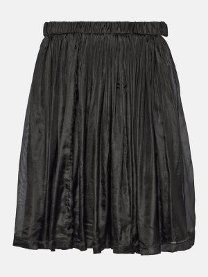 Jedwabna sukienka długa Rick Owens czarna