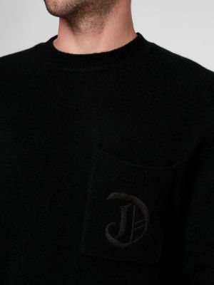 Вовняний светр Diesel чорний
