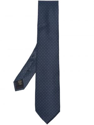 Cravată de mătase Brioni albastru