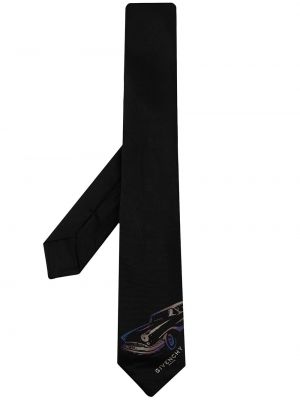 Corbata con estampado Givenchy negro