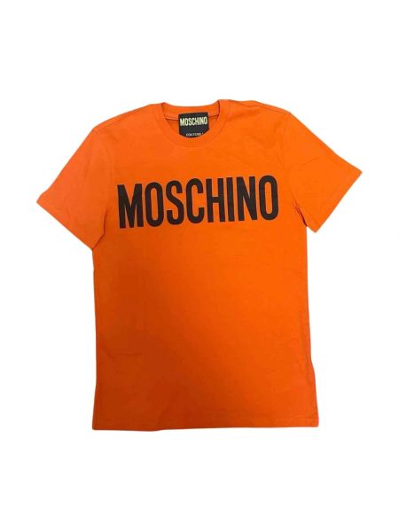 Koszulka Moschino pomarańczowa