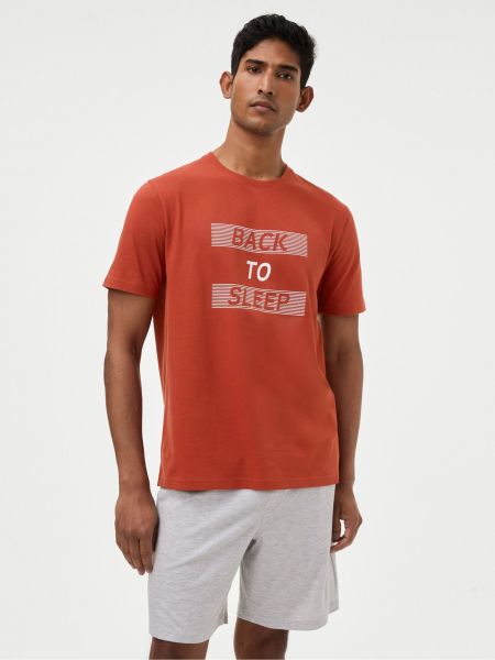 Tričko Marks & Spencer oranžové