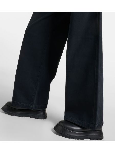 Voľné džínsy s nízkym pásom Agolde čierna