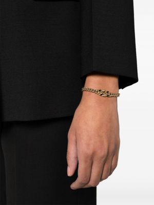 Bracelet à imprimé Christian Dior doré