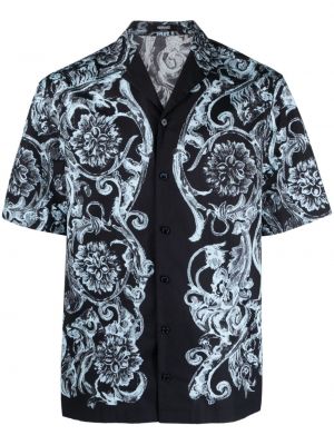 Βαμβακερό πουκάμισο με σχέδιο Versace