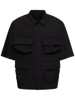 Chemise avec manches courtes avec poches Y-3 noir