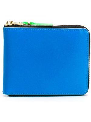Peněženka na zip Comme Des Garçons Wallet modrá