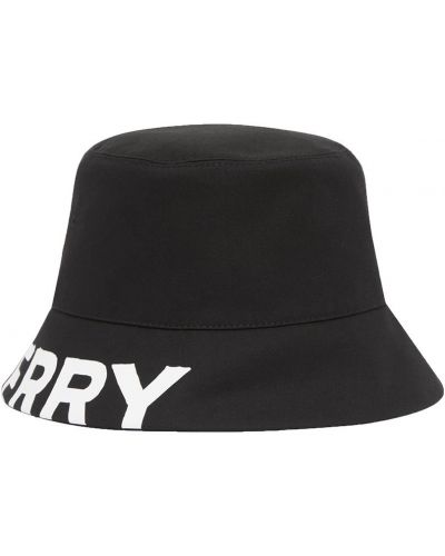 Sombrero reversible Burberry negro