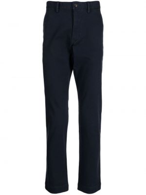 Haftowane spodnie bawełniane slim fit Polo Ralph Lauren
