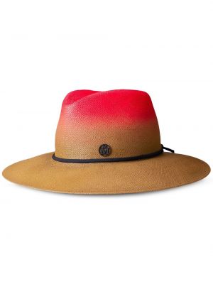 Cappello sfumato Maison Michel marrone