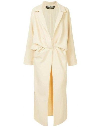 Długi płaszcz Jacquemus - Biały