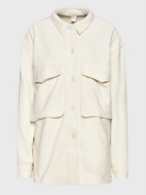 Prijelazna jakna oversized Reebok bijela