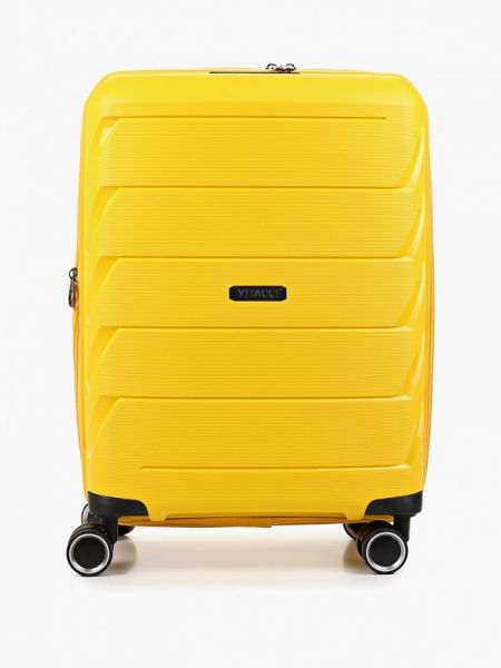 Желтый чемодан Vitacci