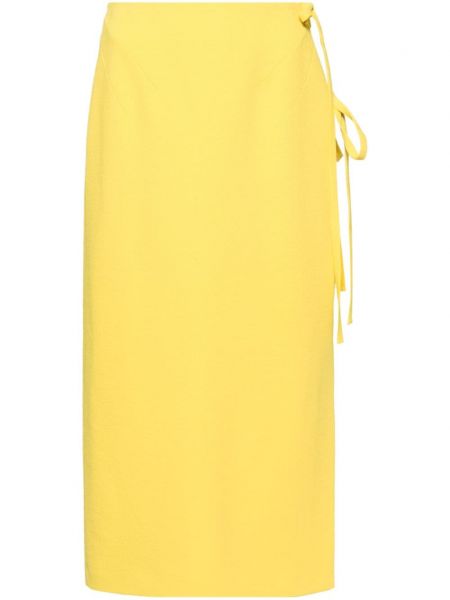 Midi suknja Emilia Wickstead žuta