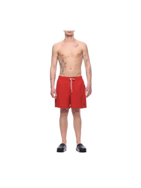 Pantalones cortos elegantes Polo Ralph Lauren rojo