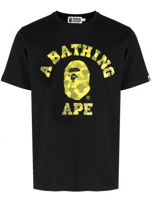 T-shirt camouflage A Bathing Ape® nero