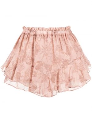 Mustriline lühikesed püksid Pnk roosa