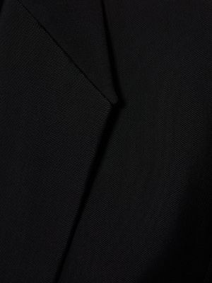 Viskózová priliehavá bunda Mugler čierna