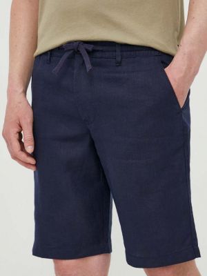 Lanene kratke hlače United Colors Of Benetton plava
