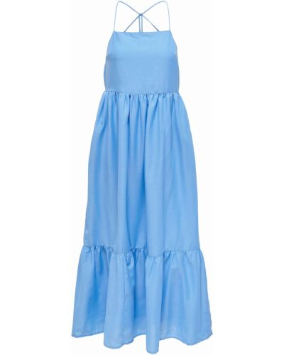 Dlouhé šaty Only modrá