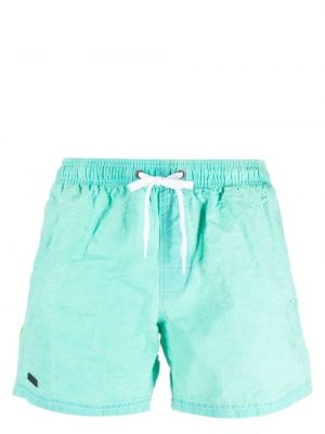 Kratke hlače s karirastim vzorcem Sundek zelena