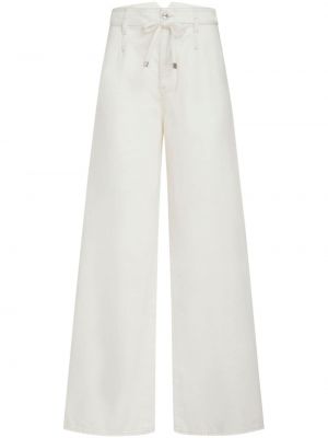 High waist jeans ausgestellt Etro weiß