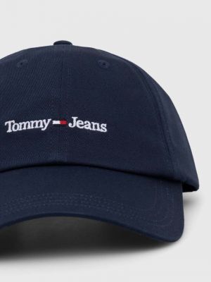 Pamut baseball sapka Tommy Jeans kék