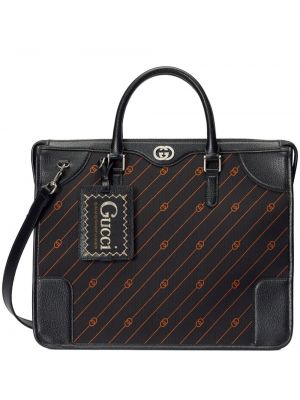 Žakárová taška na notebook Gucci