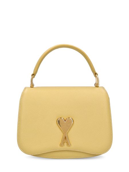 Kožna torbica Ami Paris zlatna