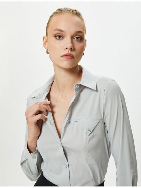 Μακρυμάνικο πουκάμισο με κουμπιά με τσέπες Koton