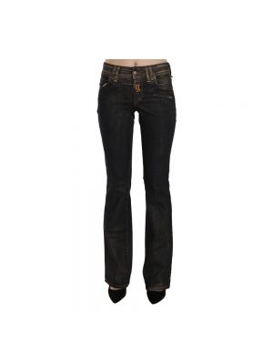 Bootcut jeans ausgestellt John Galliano schwarz