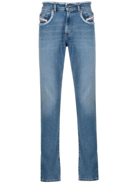 Slim fit skinny fit-jeans Diesel blå