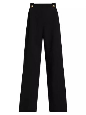 Шерстяные брюки Rosetta Getty черные