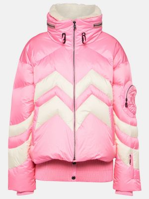 Pérová lyžiarska bunda Bogner ružová