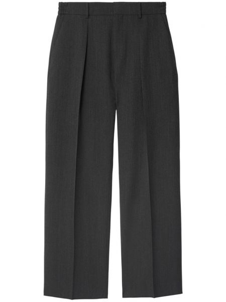 Pantalon de costume en laine Burberry gris